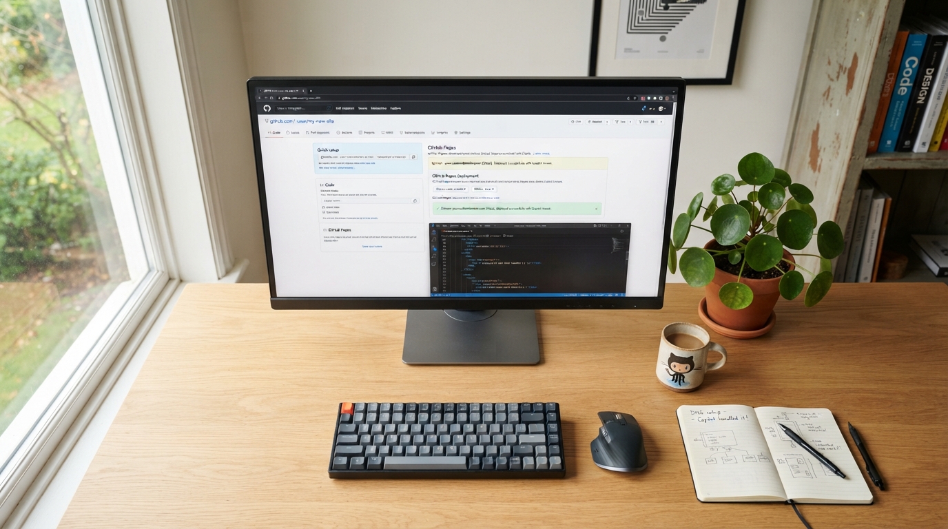 تعلم GitHub Copilot الاتصال بنطاق في GitHub Pages بدون إعداد DNS يدوي