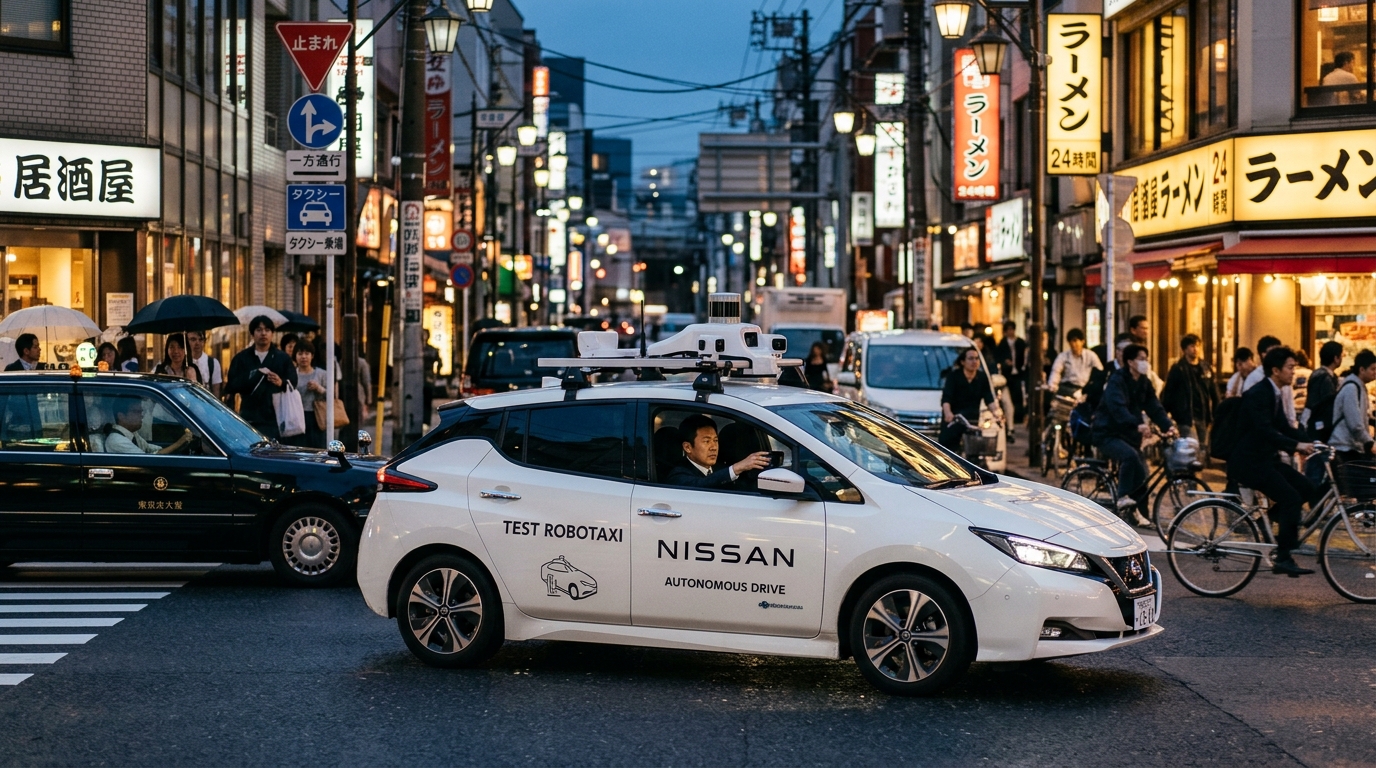 Uber, Wayve et Nissan préparent un pilote de robotaxi à Tokyo — premier projet autonome d’Uber au Japon