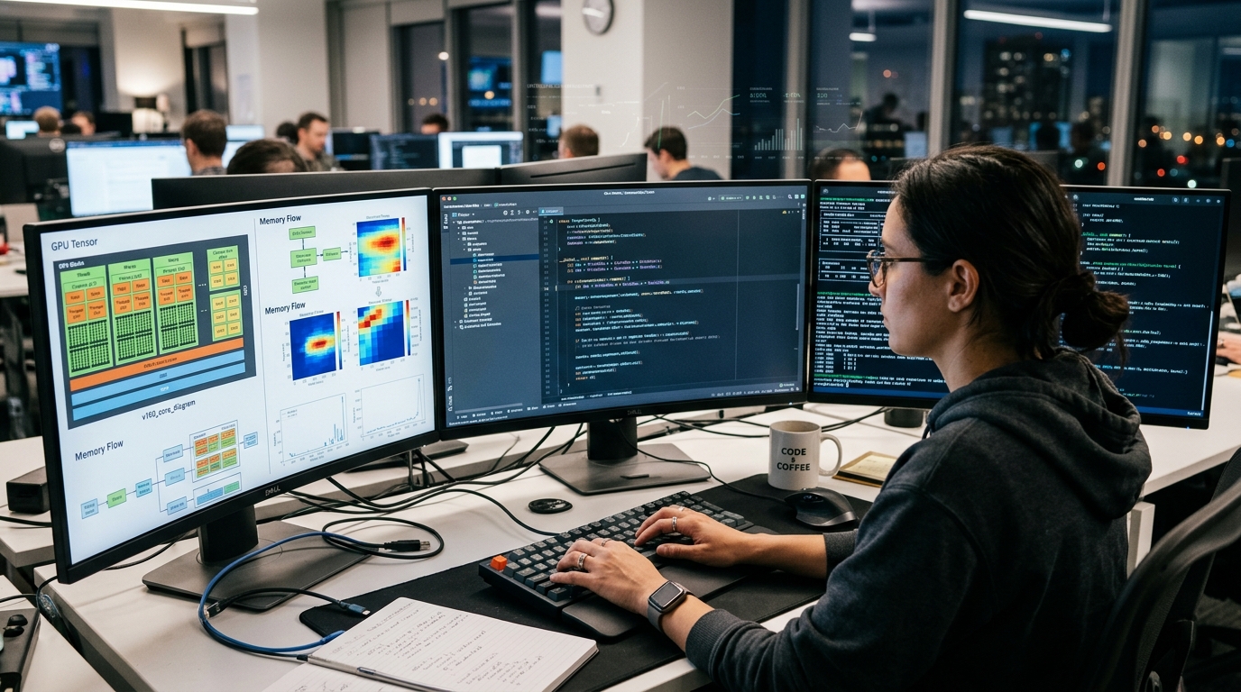 Habr AI a montré comment implémenter une Linear Layer en C++ et CUDA dans la série «De MNIST à Transformer»