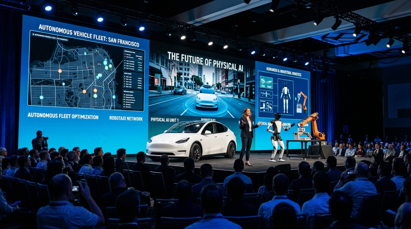 NVIDIA на GTC 2026 объявила «момент ChatGPT» для беспилотных авто и роботов