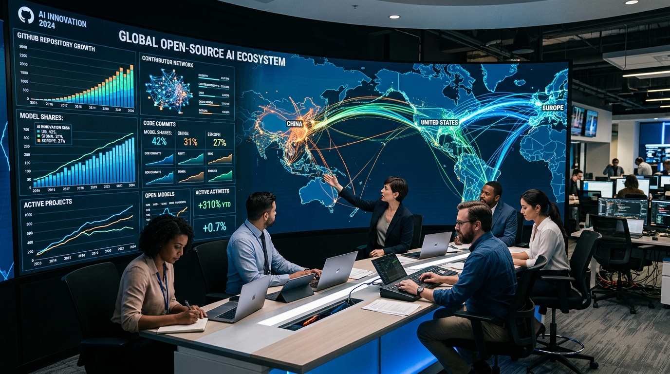 Hugging Face: Chinese open-source models overtake the US in AI ecosystem downloads