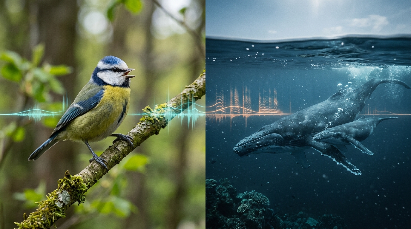 Google DeepMind adaptou o Perch 2.0: modelo de canto de pássaros reconhece chamados de baleias