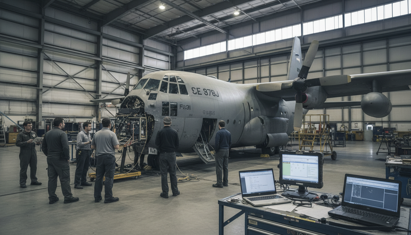 Merlin prepara el C-130J autónomo para nuevas pruebas y debuta en Nasdaq