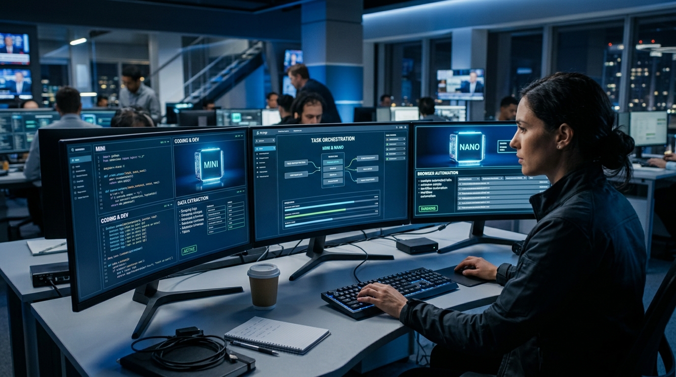 OpenAI تطرح GPT-5.4 mini و nano للبرمجة والوكلاء الفرعيين وأحمال AI واسعة النطاق