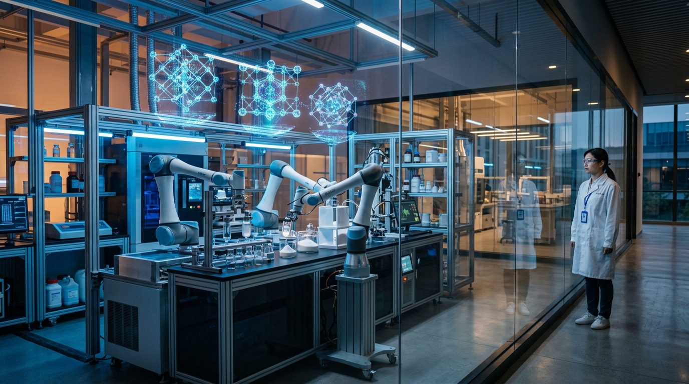 USTC تطلق «العالِم الآلي 2.2»: الذكاء الاصطناعي ينتقل من إجراء التجارب إلى ابتكار المواد