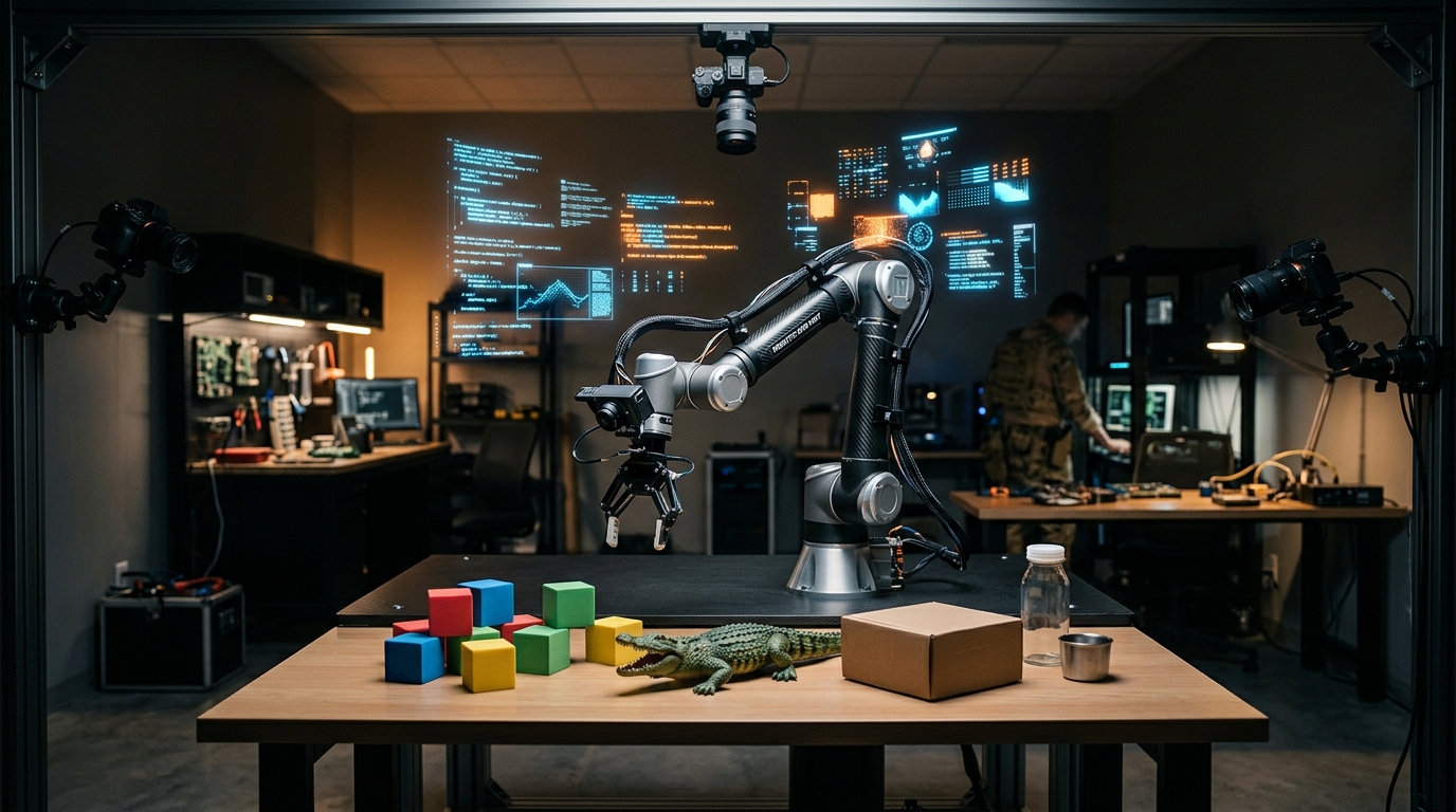 AA-Robotics v0.1: GPT-6 Astra controls a robot arm and scores 69 out of 100