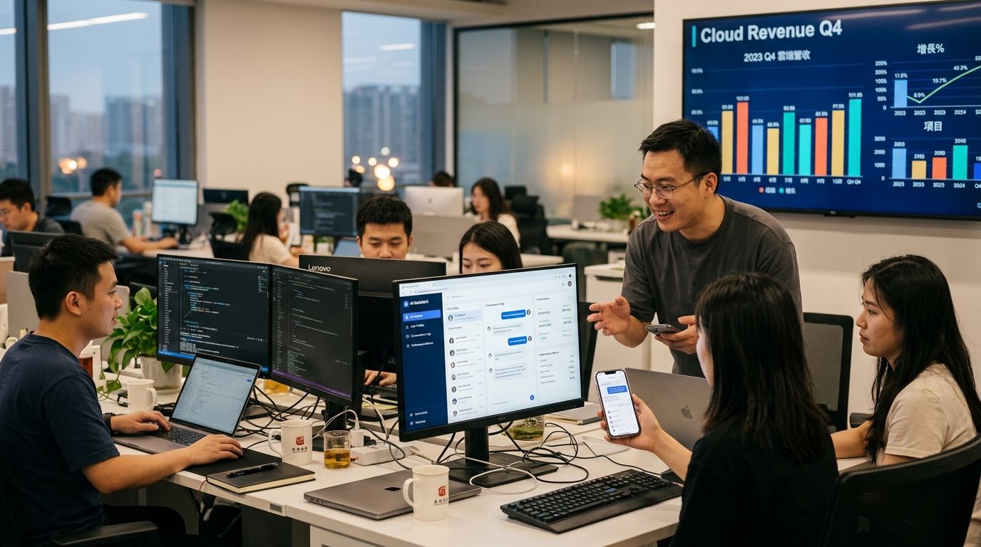 Alibaba нацелилась на $100 млрд в искусственном интеллекте и облаке, пока Tencent впереди