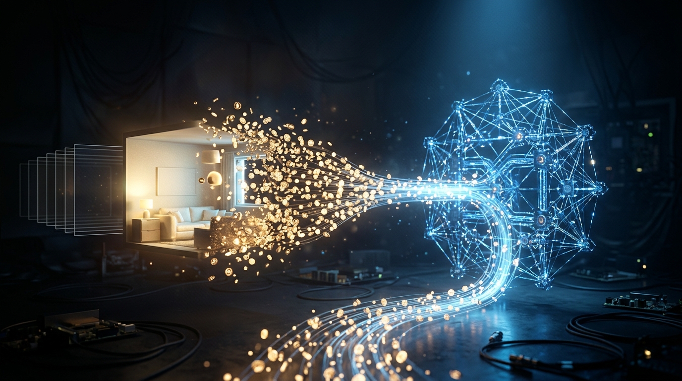 3D Scene Generation: DiT Works in a 3D Latent and Encodes a Scene in 1K Tokens