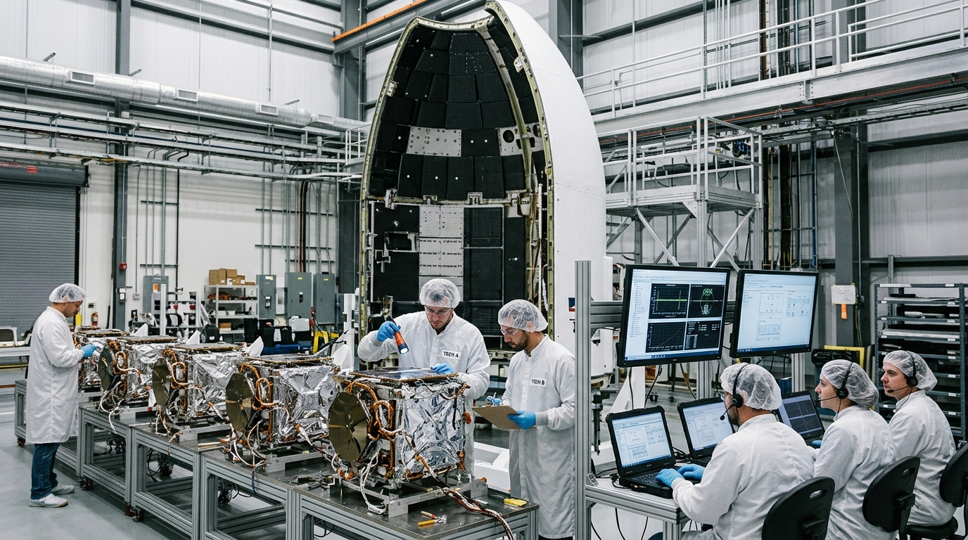 Blue Origin бросила вызов SpaceX заявкой на 51 600 спутников для орбитальных дата-центров