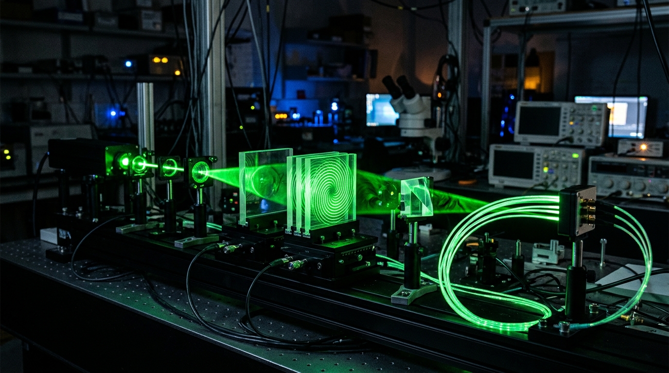 Físicos de Wits crean un «cerebro de luz» para leer patrones ocultos de la luz