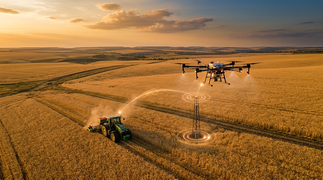 GLONASS Launches Local Satellite-Free Navigation for Agricultural Drones in Stavropol Region