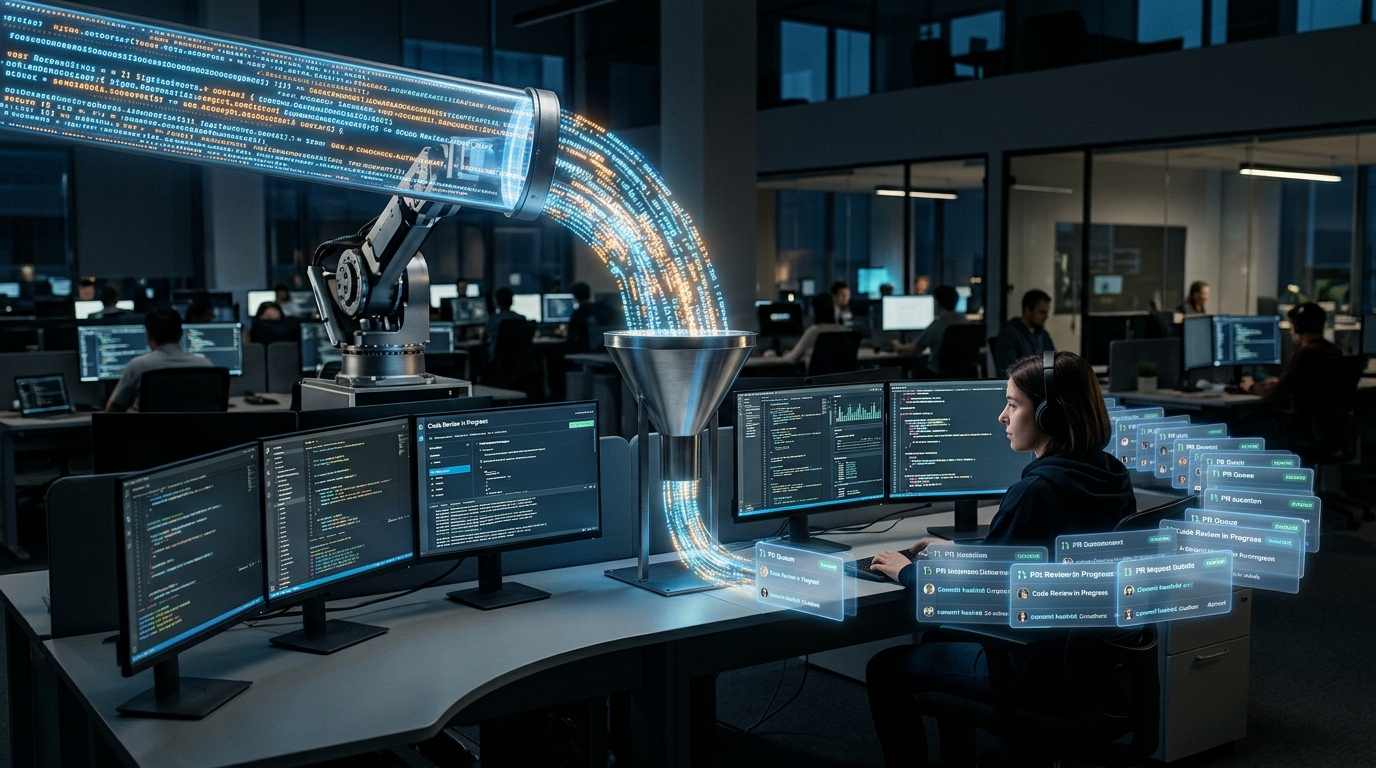 Faros AI : les agents IA font grimper les pull requests de 98%, mais la revue de code s'allonge de 91%