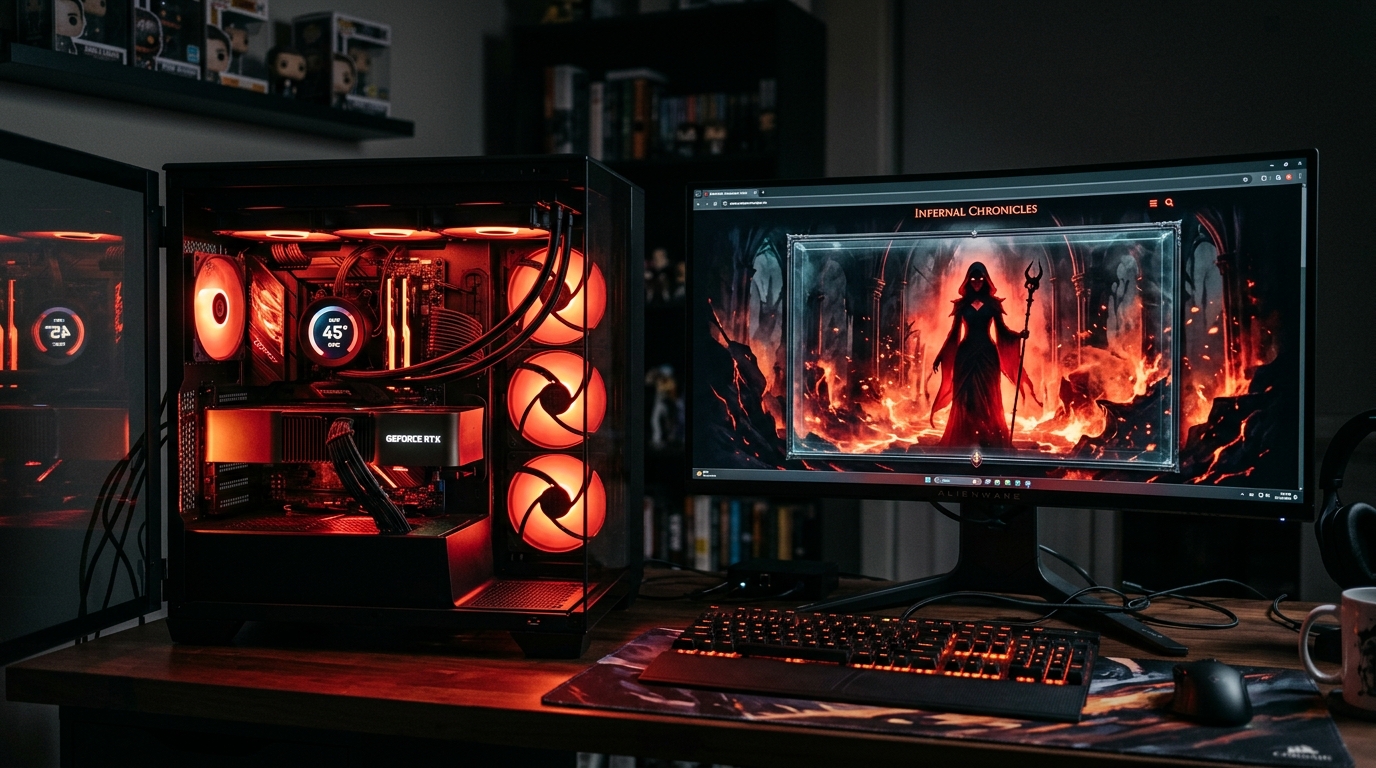 Habr author runs Qwen 2.5 14B on a home PC and makes it the resident of his INFERNUM website