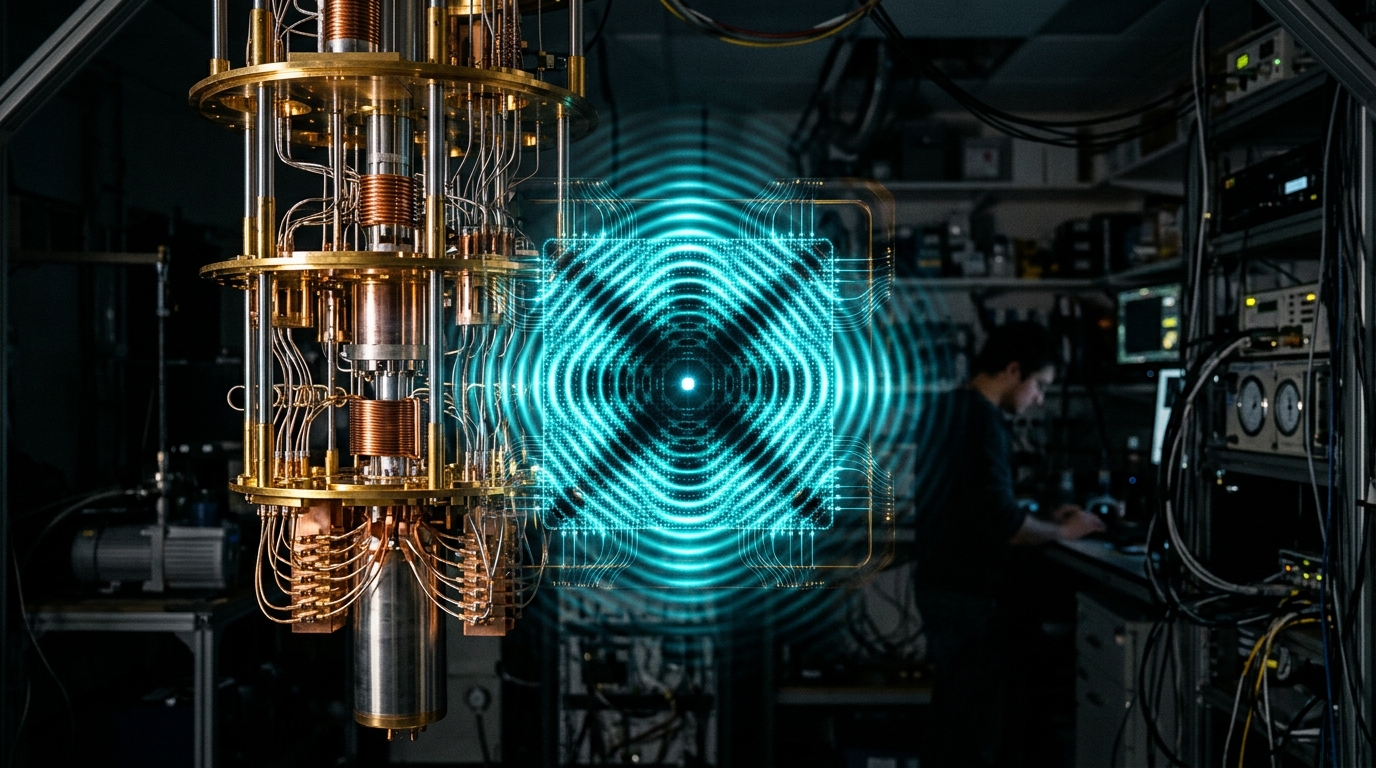 Oxford Physicists Stop a Particle With Interference on a Hybrid Quantum Computer
