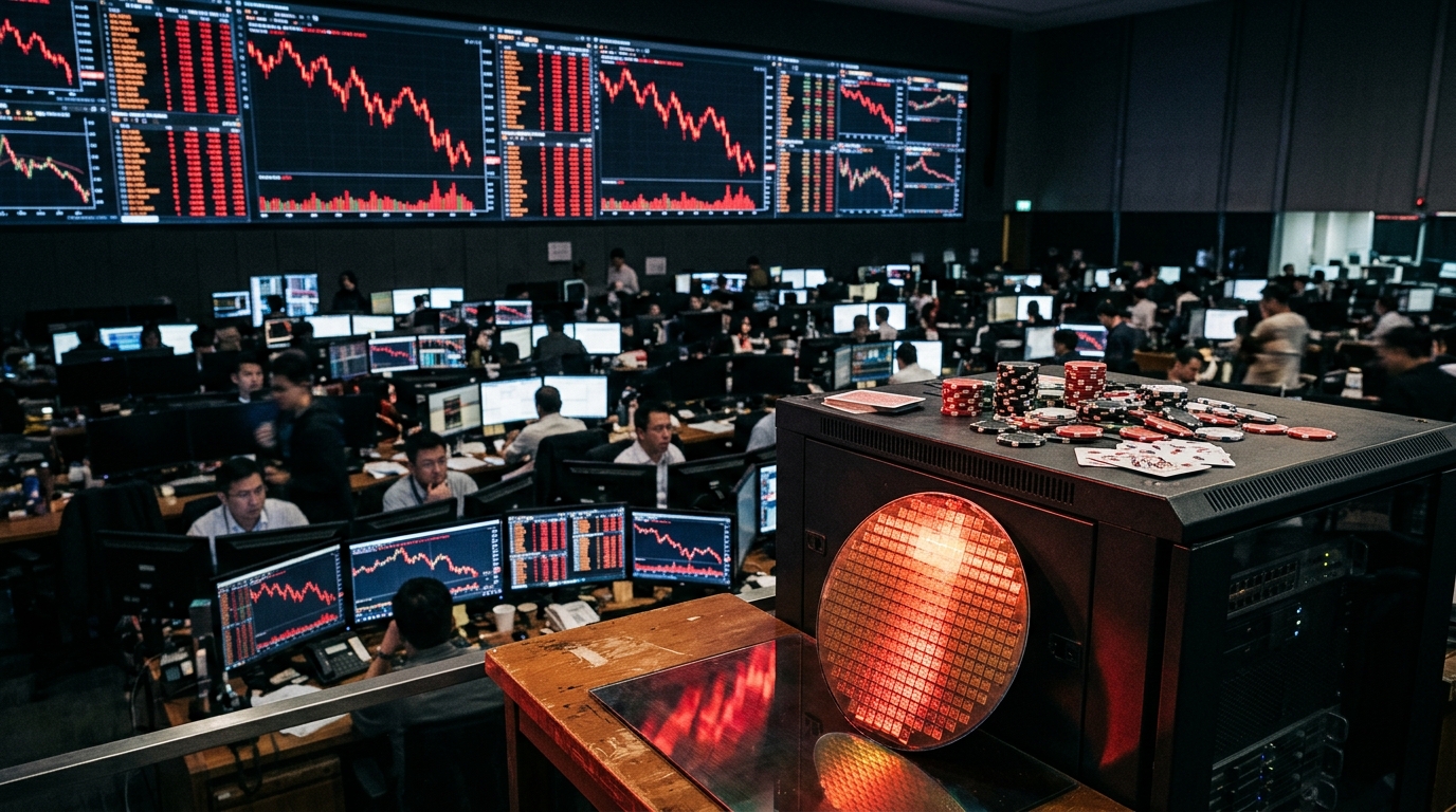 كوسبي (Kospi) ينهار 6,25%: أسهم الرقائق تتراجع بعد وصف رئيس Broadcom قطاع الذكاء الاصطناعي بـ«الكازينو»