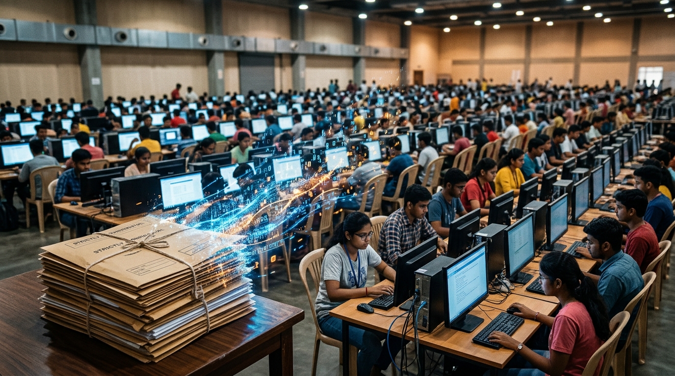 Nilekani propose à l'Inde d'abandonner les sujets d'examen sur papier