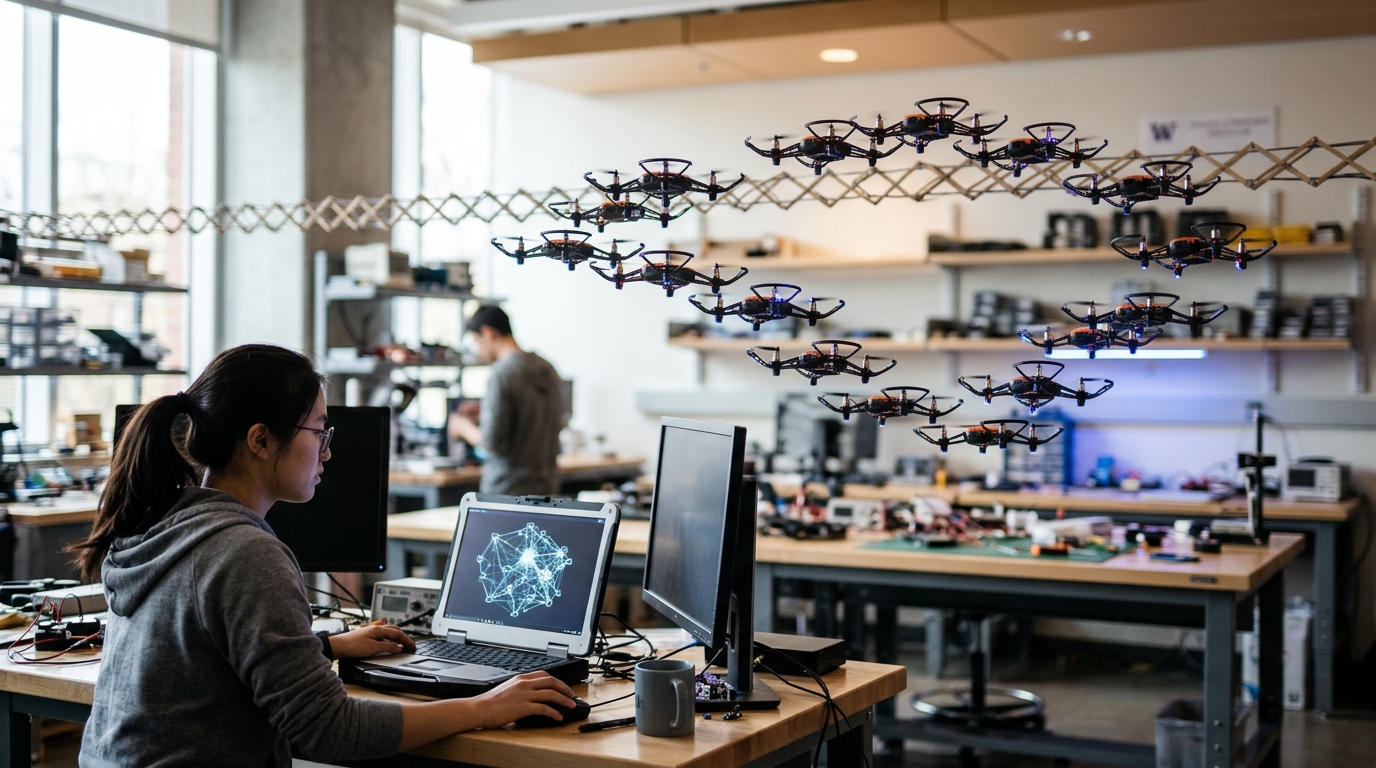 Geoscan Adds ROS 2 Support and Drone Swarm Control to Pioneer Mini 2