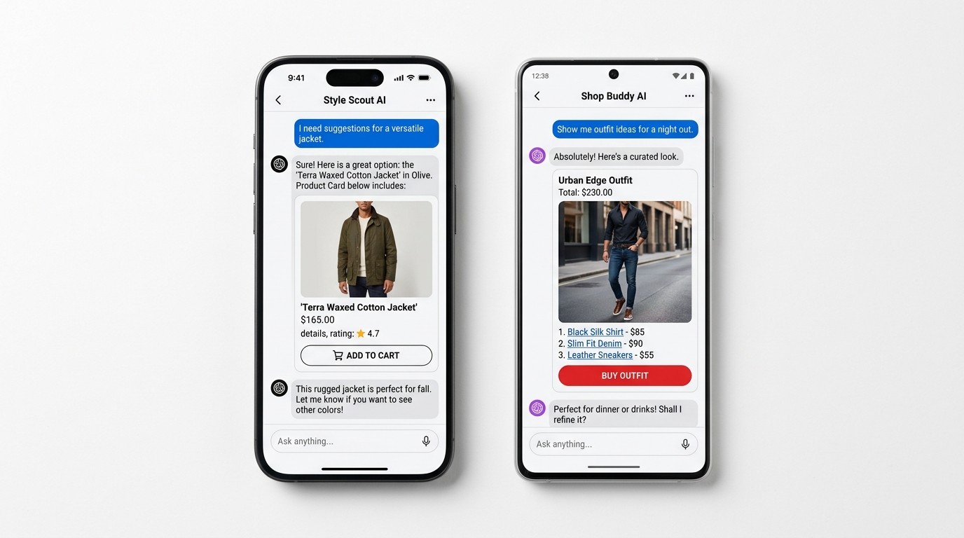 ChatGPT et Gemini se disputent le droit de vous vendre des vêtements directement dans le chat