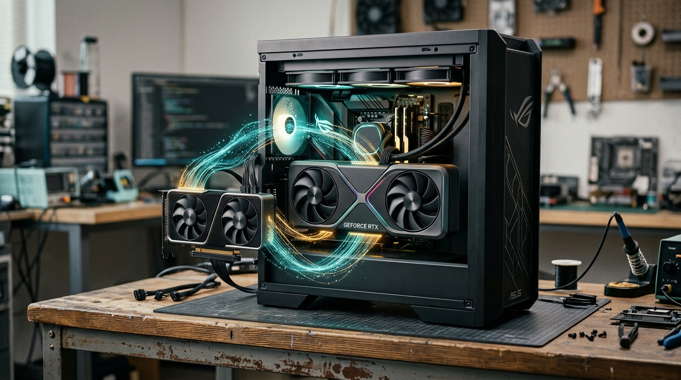 Qwen3.6-35B-A3B hits 109 tok/s on an RTX 5080 with an RTX 3060 on PCIe Gen2 x4