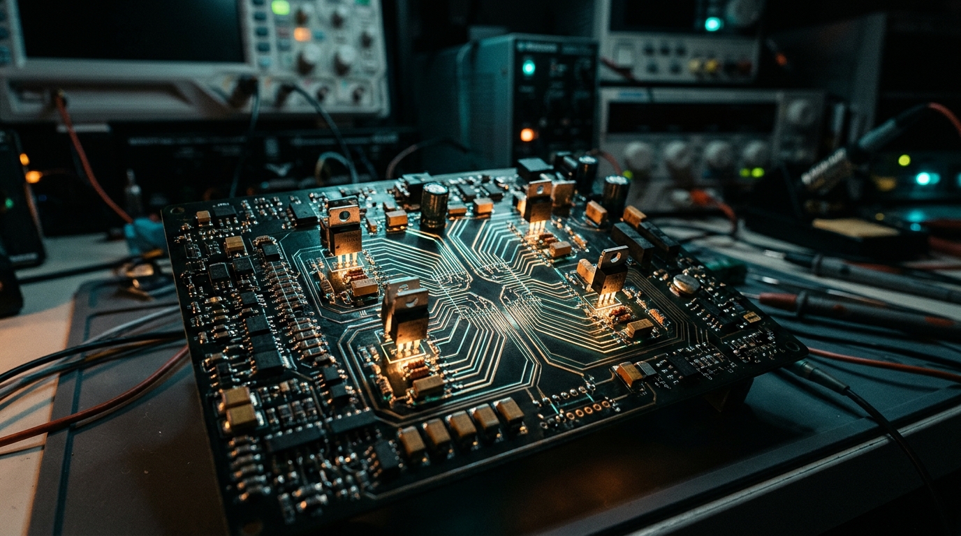 Un transformer físico construido solo con transistores aprende in-context learning en simulación