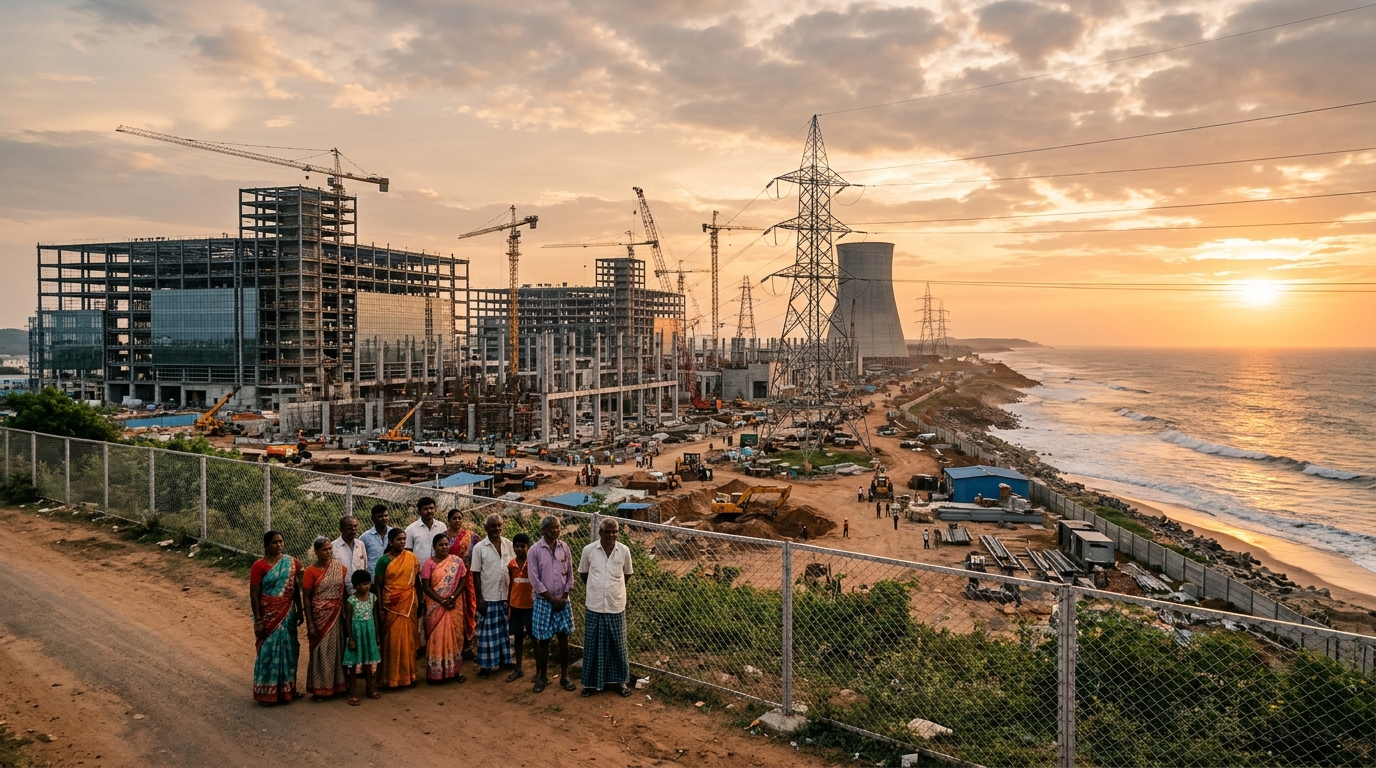 Google se enfrenta a protestas vecinales por un centro de datos de 1 GW en Visakhapatnam
