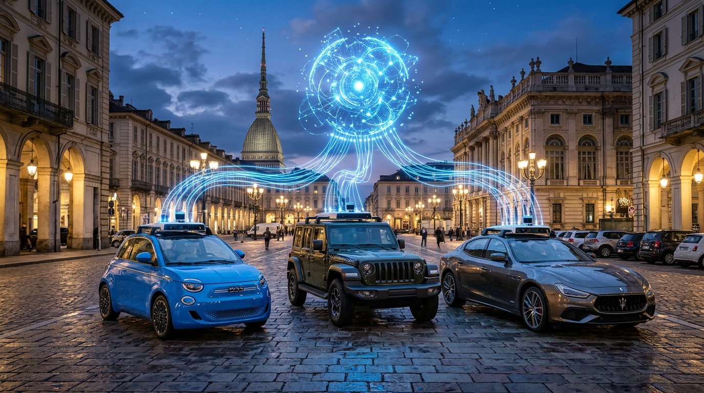 Wayve و Stellantis تضبطان سائقاً واحداً يعمل بالذكاء الاصطناعي لسيارات Fiat وJeep وMaserati