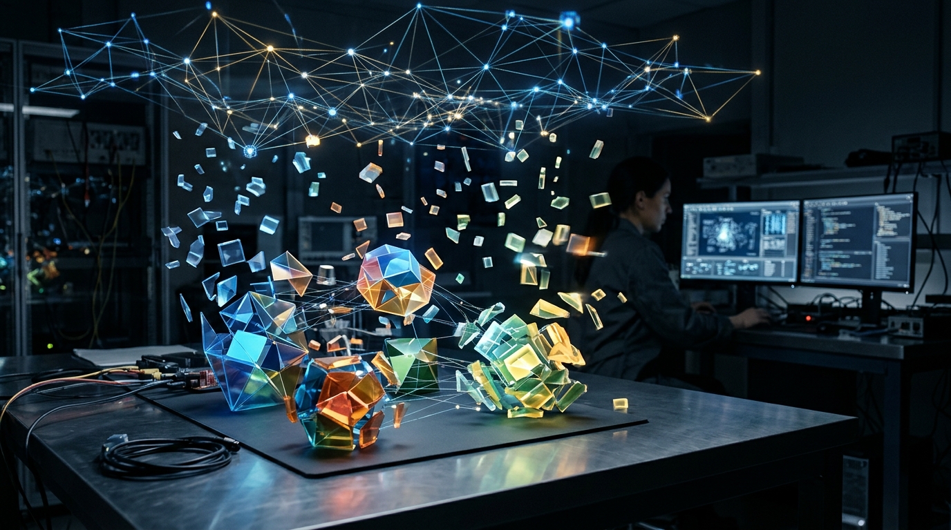 LinSlot Teaches a Neural Network to Break a Scene Into Objects and Their Attributes Without Labels