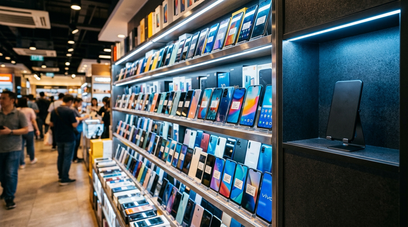 Russian smartphones hold 1% of the market, and Sberbank expects no growth through 2036