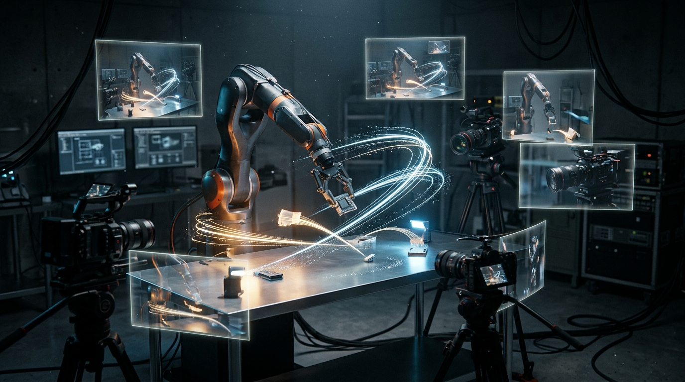 Video-Point Model predice vídeo desde varias cámaras y trayectorias 3D de puntos
