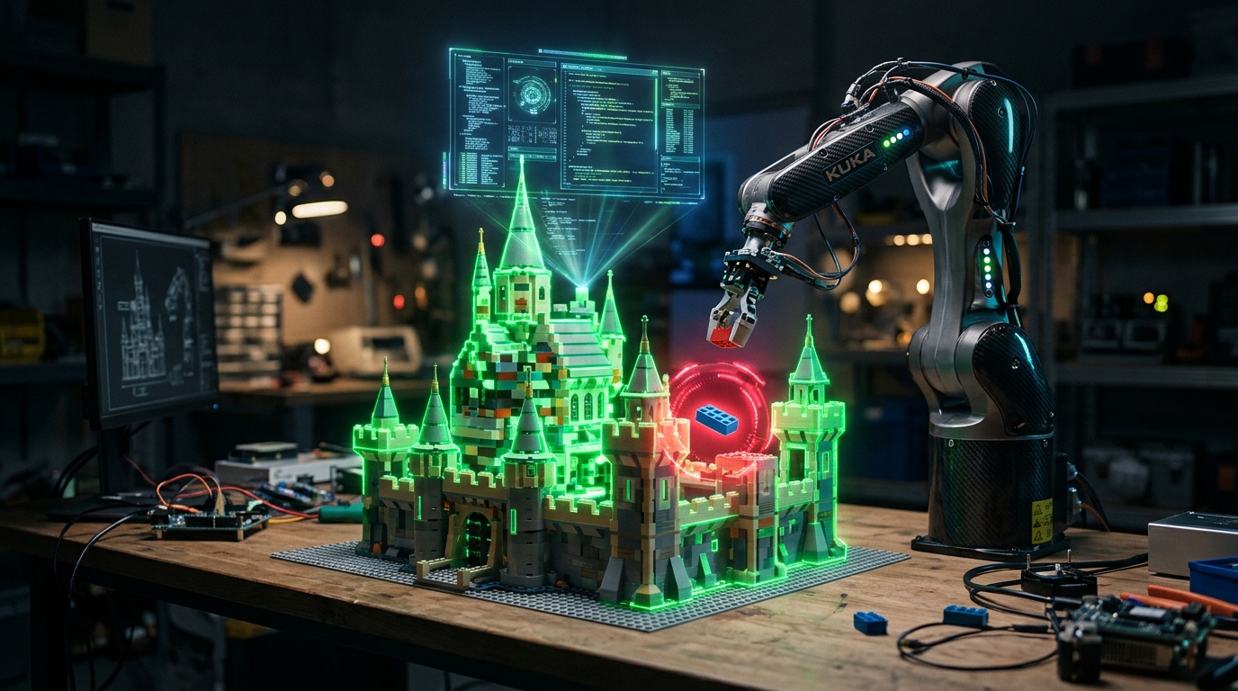 BrickWright Teaches Coding Agents to Build with LEGO: 100% Valid Builds vs. 9–69%
