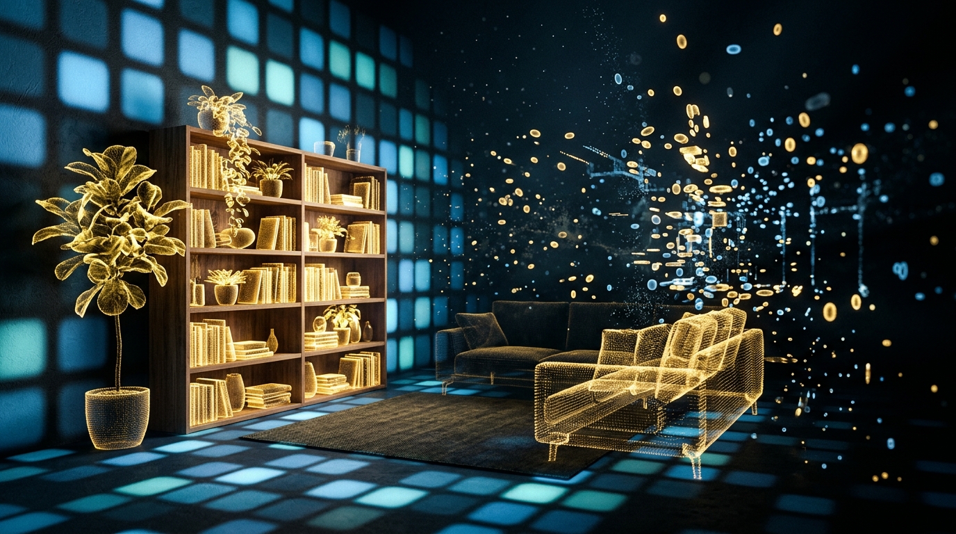 CompactSplat يوزّع غاوسيات ثلاثية الأبعاد بحسب محتوى الإطار لا بحسب البكسلات