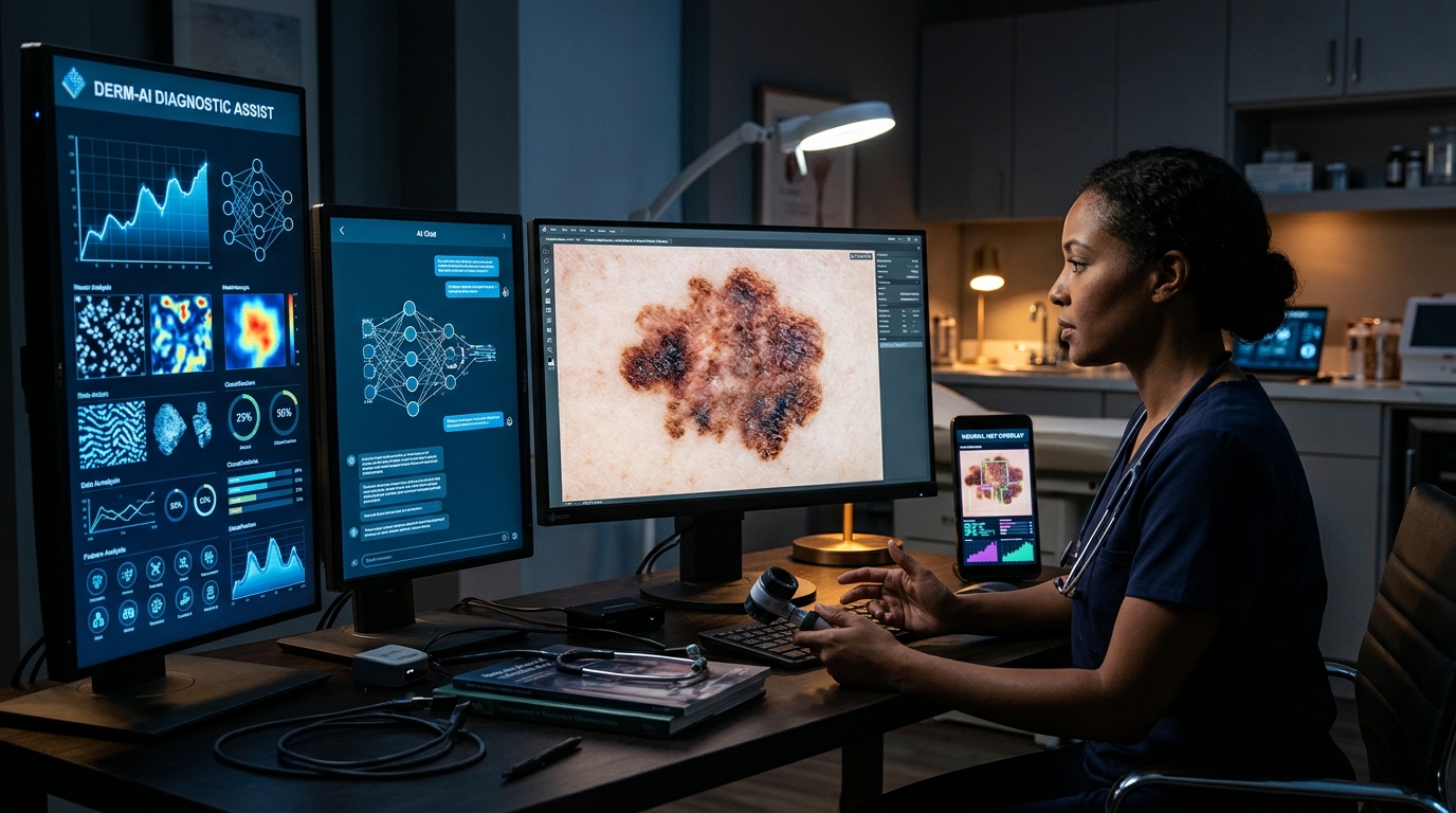 CNN 2015 года обошла GPT-6 Astra и Claude Fable 5.1 в диагностике рака кожи