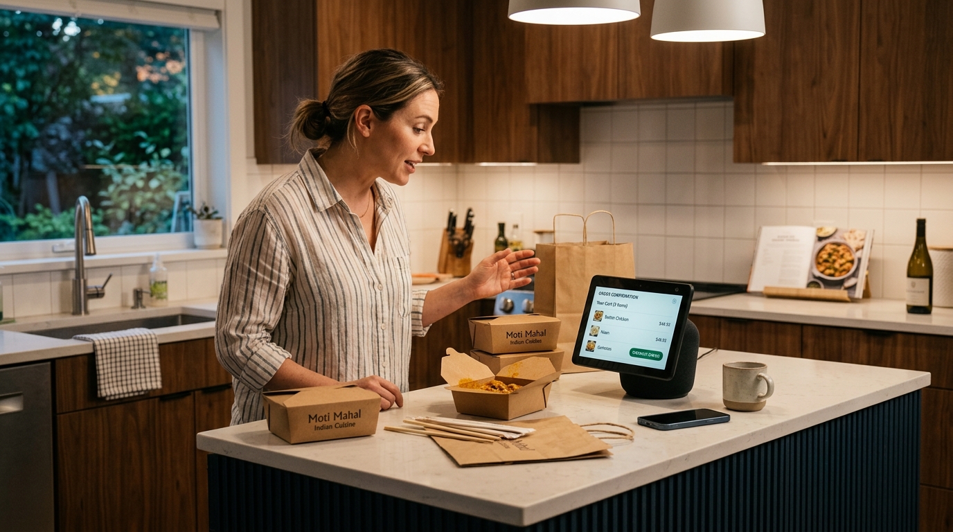 Amazon добавила в Alexa+ заказы еды через Uber Eats и Grubhub в формате диалога