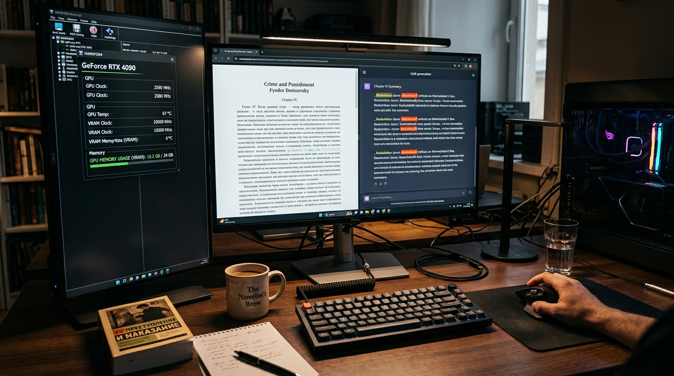 Saiga Llama 3 8B на 10 ГБ VRAM: как на Habr добились 93% точности по «Войне и миру»