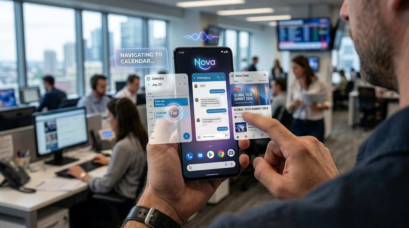 Sova AI lança assistente Android que controla telefone sem PC e root