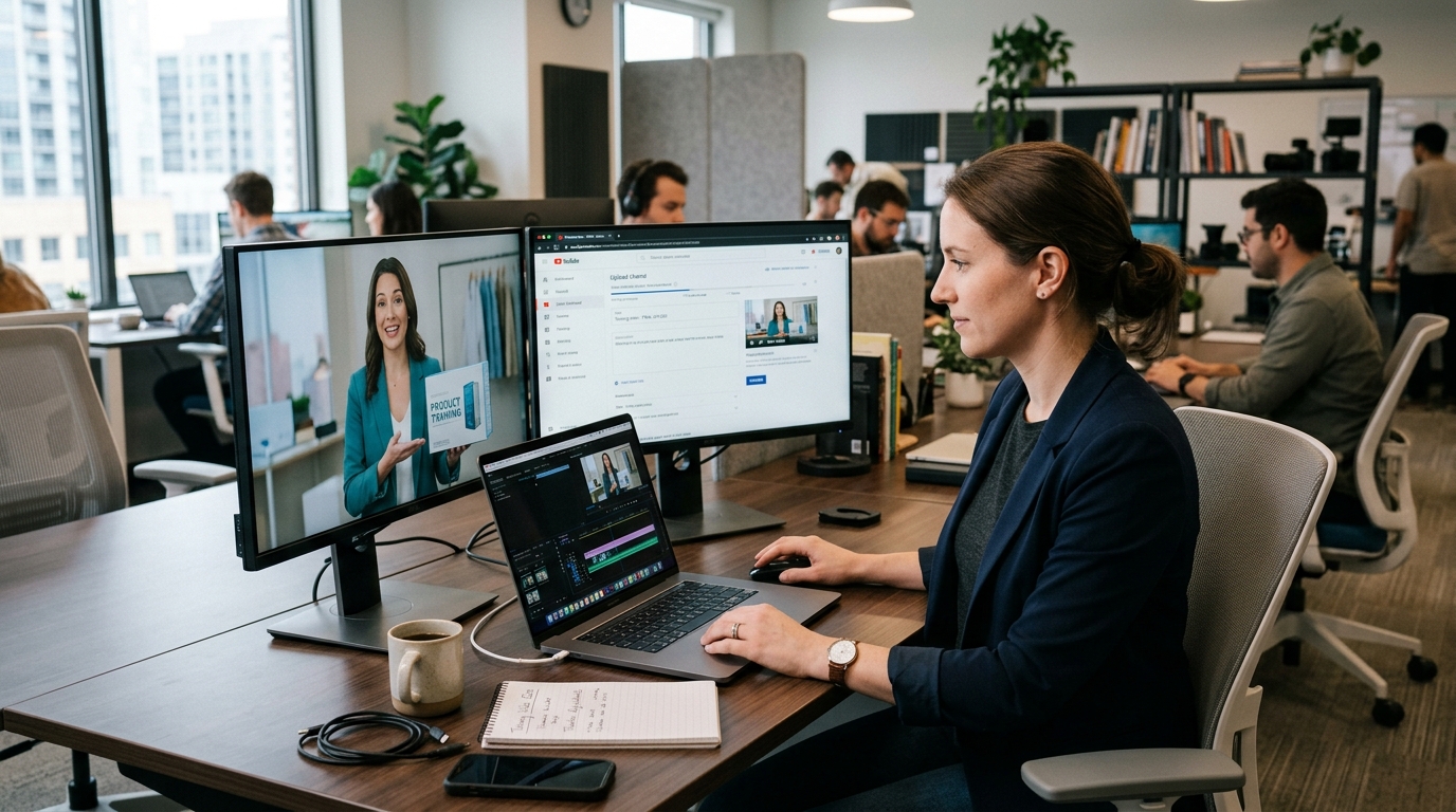 Google added prompt-based control of AI avatars to Vids and video export to YouTube