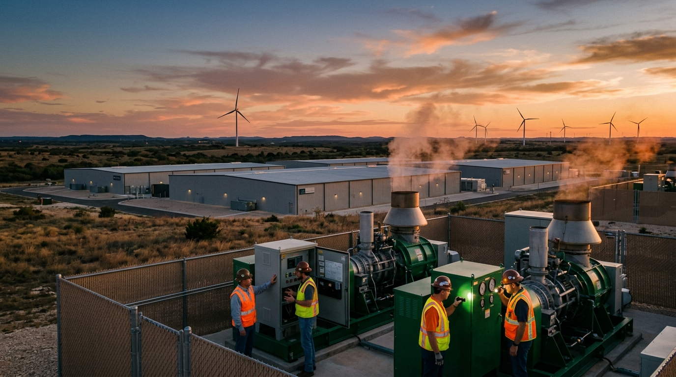 Google funds a Texas data center being prepared to run on a major gas-fired plant