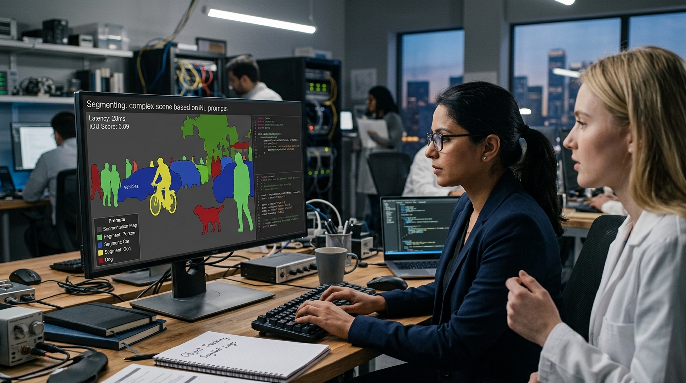 TII تطلق Falcon Perception — نموذج 0.6B لتجزئة وبحث الكائنات حسب النص