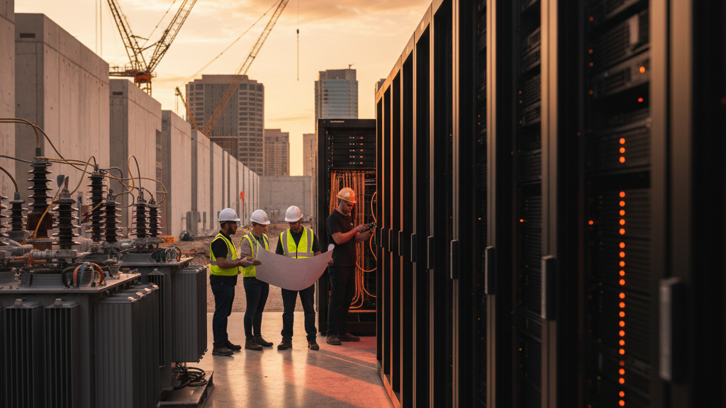 In the US, investment is shifting from offices to data centers amid tech giants’ demand for AI