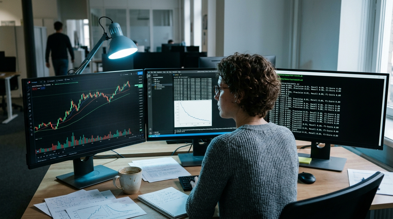 DiffQuant optimizes the Sharpe ratio directly through a differentiable trading simulator