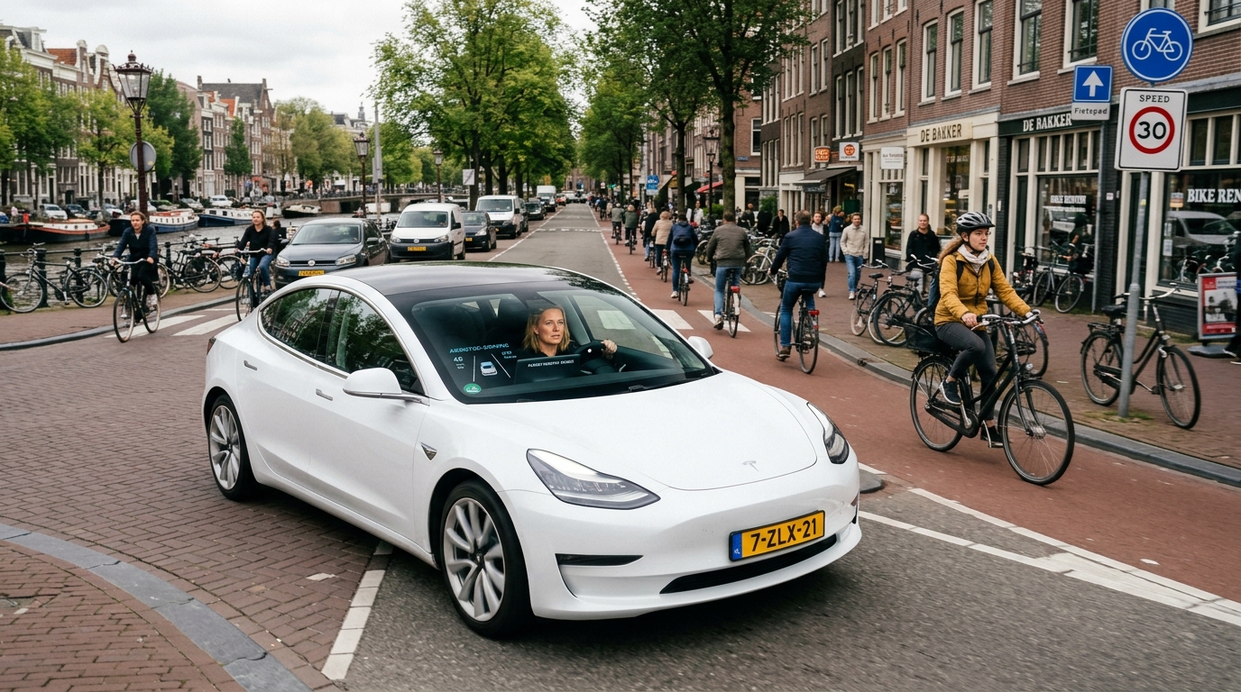 Tesla получила первое в Европе разрешение на FSD Supervised — старт из Нидерландов