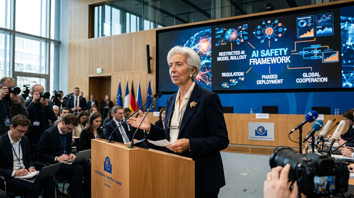 Christine Lagarde praised Anthropic for cautious release of new AI model