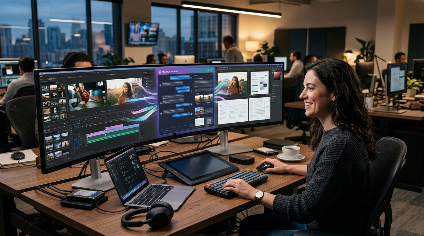 Adobe presentó Firefly AI Assistant — interfaz unificada de chat para Creative Cloud