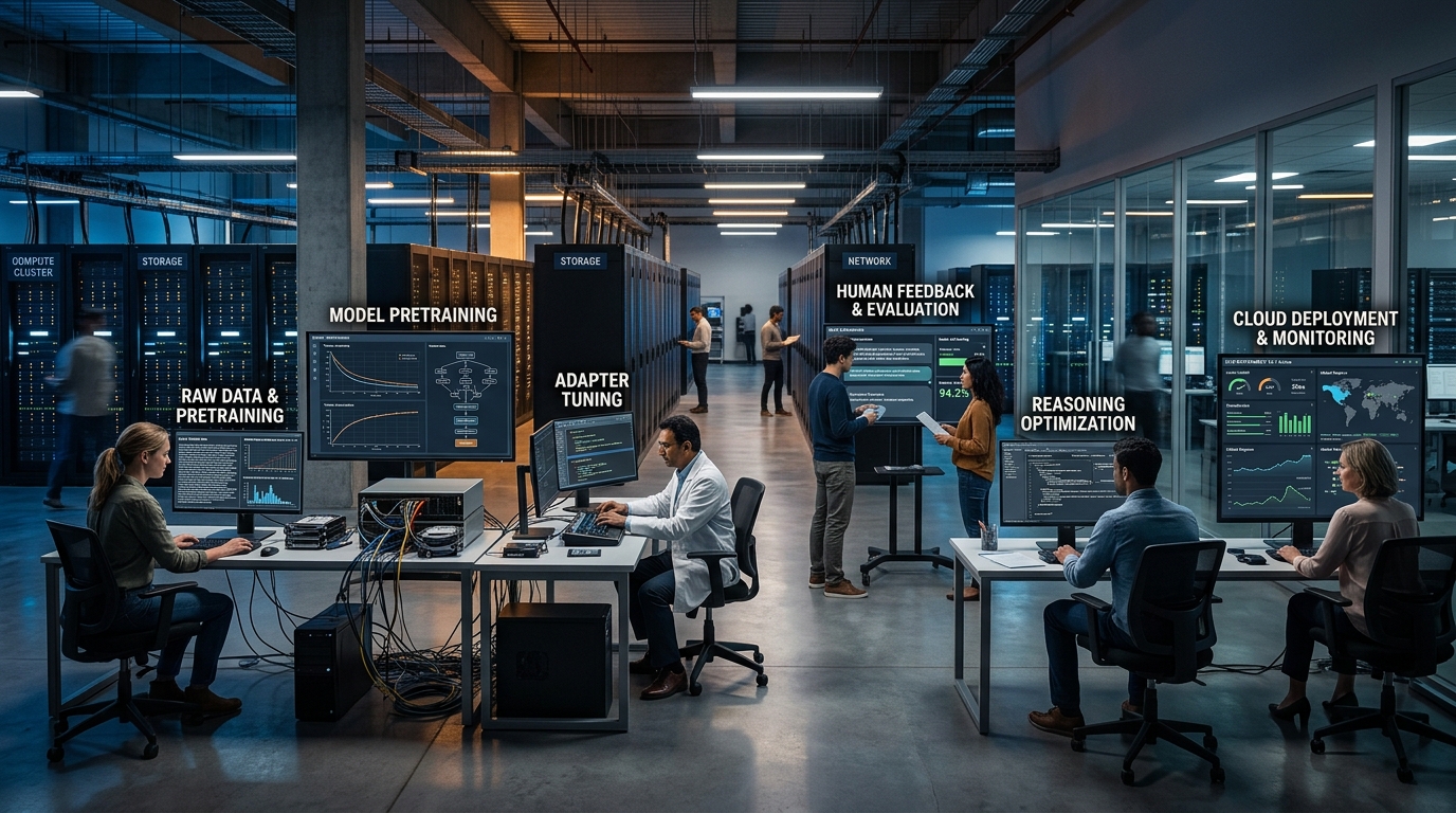 MarkTechPost desglosó el ciclo completo de entrenamiento de grandes modelos de lenguaje: desde datos hasta despliegue