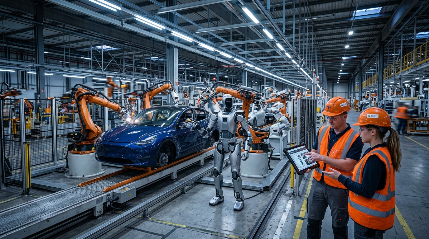 La planta de Tesla en Shanghái es llamada la «llave dorada» para la producción en masa de Optimus
