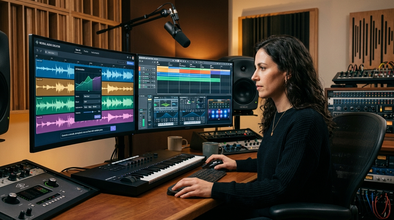 كيف يغير Google DeepMind والمنافسون الموسيقى: خمس خدمات ذكاء اصطناعي لتوليد المقاطع الموسيقية