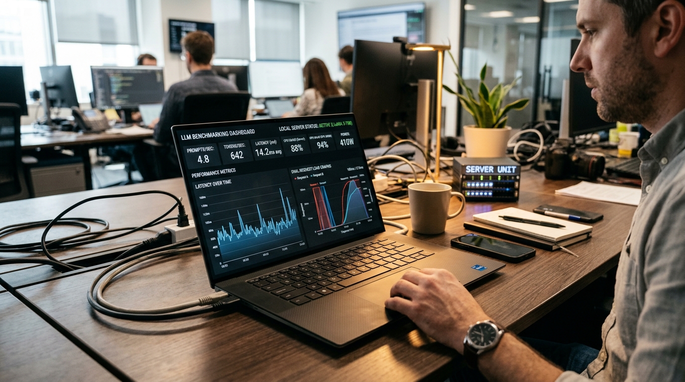 Qwen 3.5 en MacBook Pro: Comparación de ocho servidores locales para trabajo en equipo