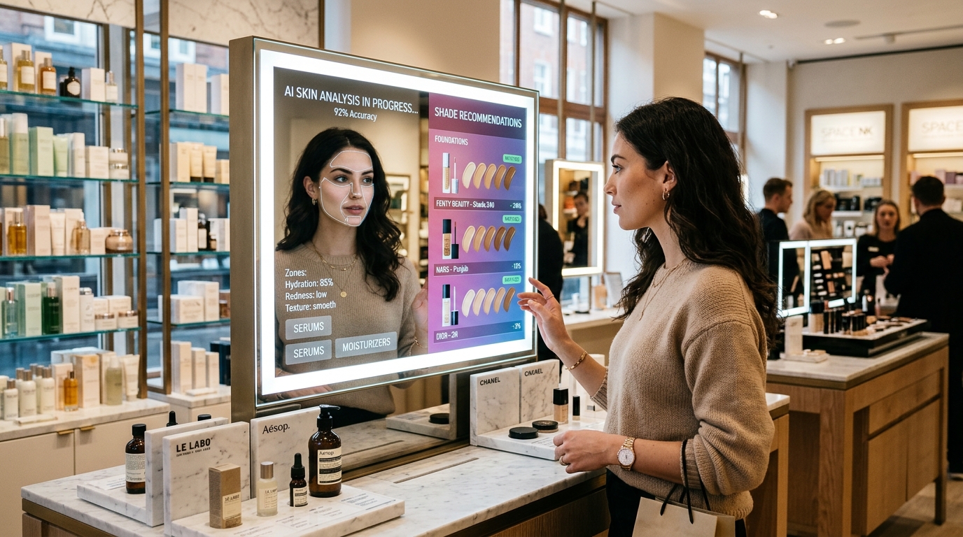 Les Marques de Beauté Accélèrent l'Adoption de l'IA : De la Sélection Virtuelle au Développement de Formules