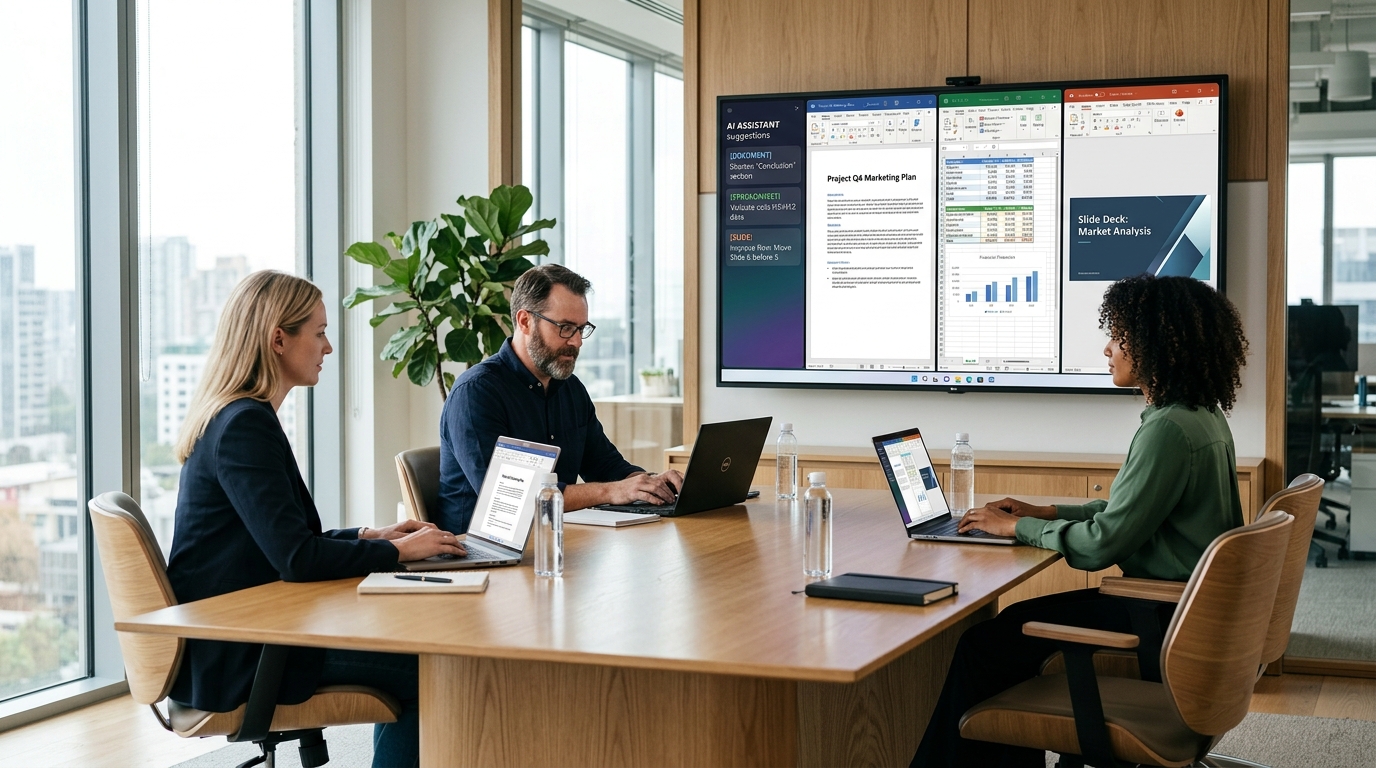 أتاحت Microsoft وكيل Copilot في Word وExcel وPowerPoint لجميع مشتركي Microsoft 365