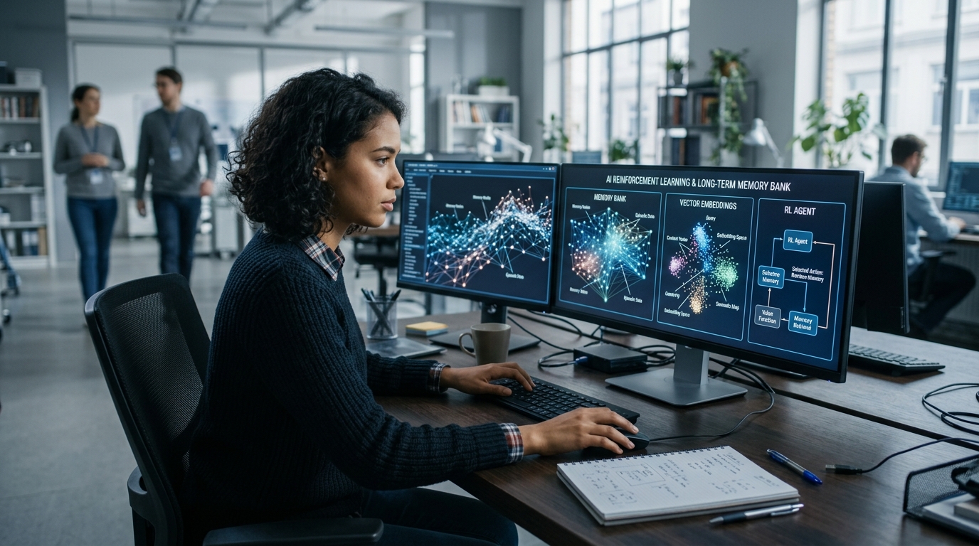 Embeddings OpenAI e RL: Como Construir um Agente com Memória de Longo Prazo para Respostas Precisas